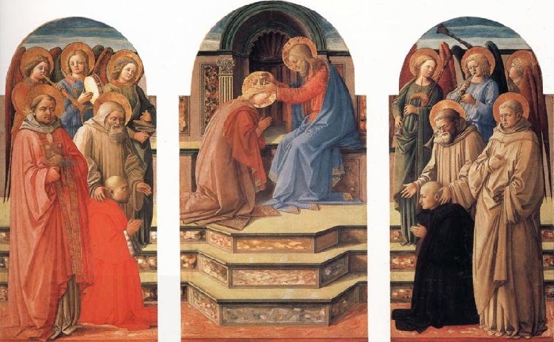 Fra Filippo Lippi The Coronation of the Virgin oil painting picture